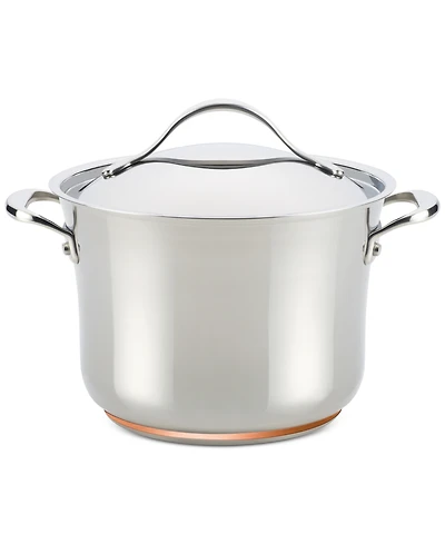 Anolon Nouvelle Copper Stainless Steel 6.5-Qt. Stockpot with Lid
