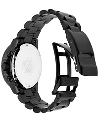 Citizen Men's Chronograph Eco-Drive Nighthawk Black Ion Plated Stainless Steel Bracelet Watch 43mm CA0295-58E
