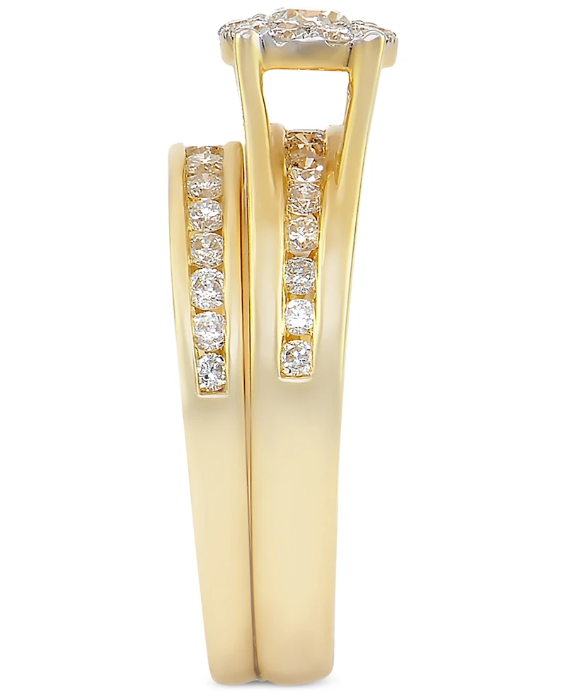 Diamond Bridal Channel Set (1 ct. t.w.) 14k White, Yellow or Rose Gold