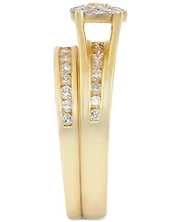 Diamond Bridal Channel Set (1 ct. t.w.) 14k White, Yellow or Rose Gold