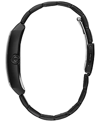 Guess Watch, Men's Diamond Accent Black Ion Plated Stainless Steel Bracelet 41x37mm U12557G1