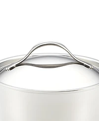 Anolon Nouvelle Copper Stainless Steel 6.5-Qt. Stockpot with Lid