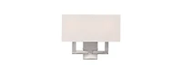 Livex Hollborn 3-Light Brushed Nickel Sconce