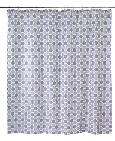 Avanti Dotted Circle Printed Shower Curtain, 72" x 72"