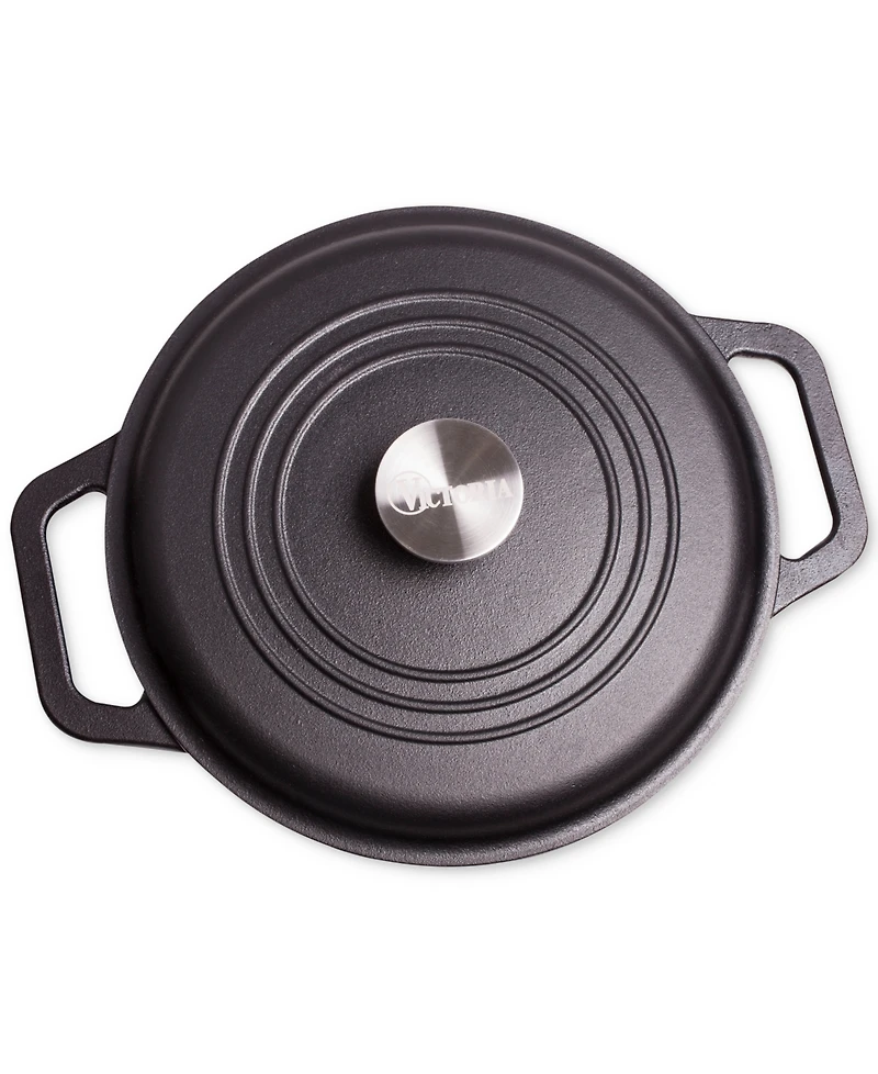 Victoria Cast Iron 4-Qt. Dutch Oven