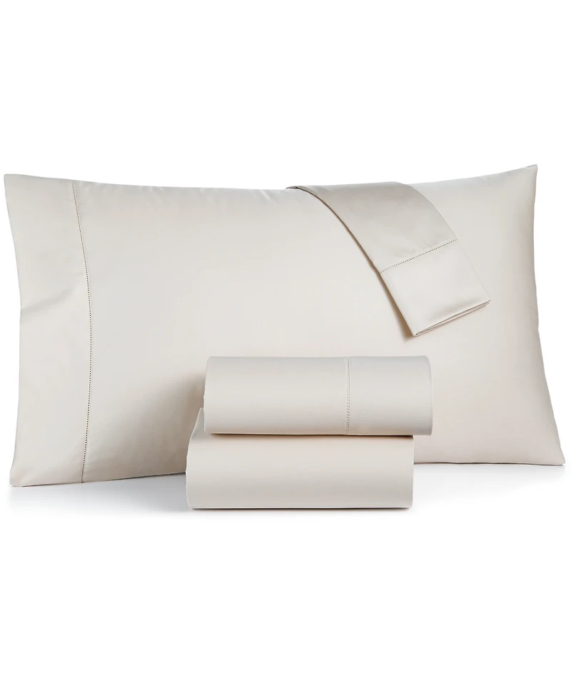 Closeout! Charter Club Solid Extra Deep Pocket 550 Thread Count 100% Cotton 4-Pc. Sheet Set, California King, Exclusively at Macy's