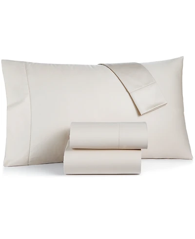 Closeout! Charter Club Solid Extra Deep Pocket 550 Thread Count 100% Cotton 4-Pc. Sheet Set, California King, Exclusively at Macy's
