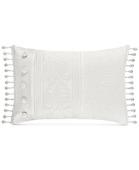J Queen New York Bianco Boudoir Decorative Pillow, 15" x 21"