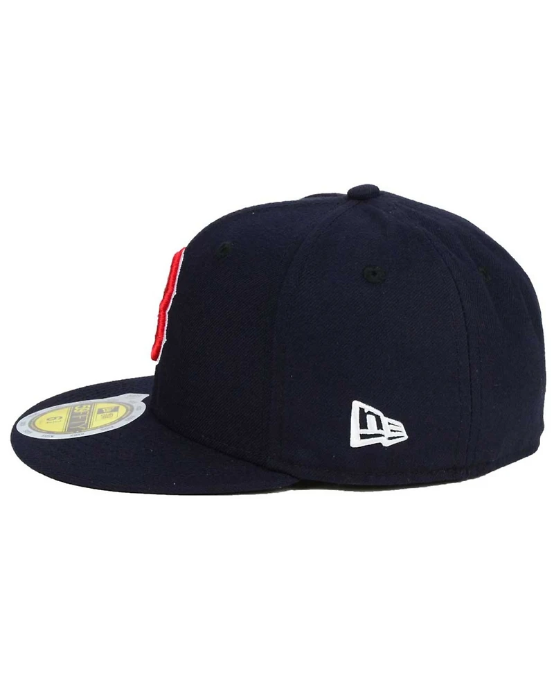 New Era Big Boys and Girls Boston Red Sox Authentic Collection 59FIFTY Cap