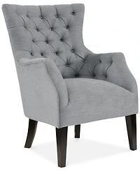 Madison Park Hannah Button Tufted Wing Accent Chair
