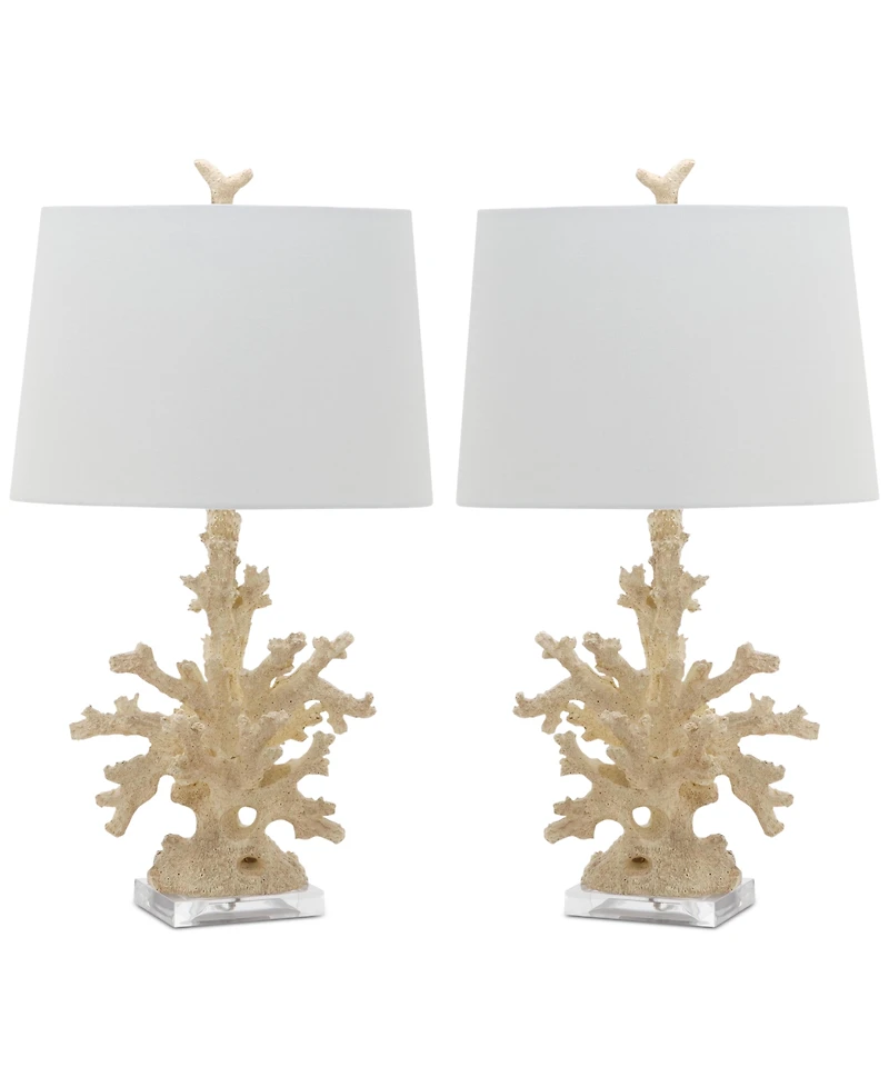 Safavieh Set of 2 Coral Branch Table Lamps