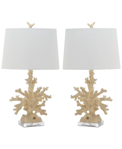 Safavieh Set of 2 Coral Branch Table Lamps