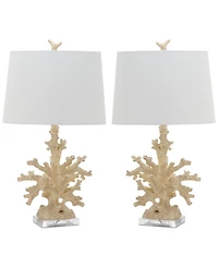 Safavieh Set of 2 Coral Branch Table Lamps