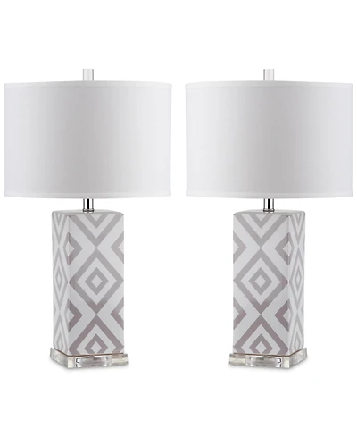 Safavieh Set of 2 Diamonds Table Lamps