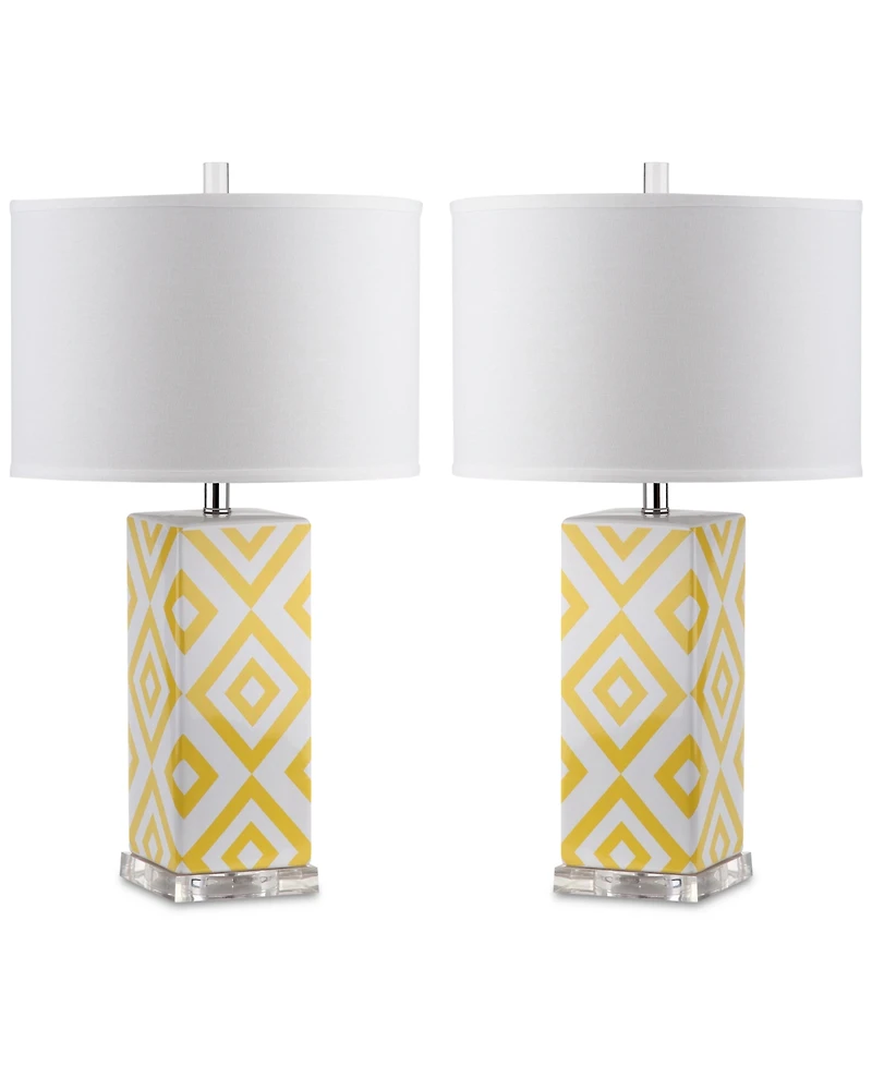 Safavieh Set of 2 Diamonds Table Lamps