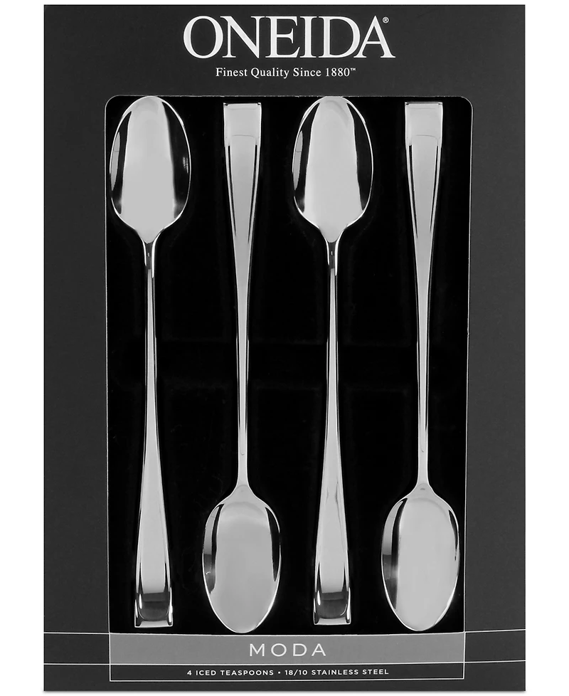 Oneida Moda 4-Pc. Iced Tea Spoon Set
