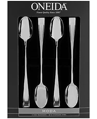 Oneida Moda 4-Pc. Iced Tea Spoon Set