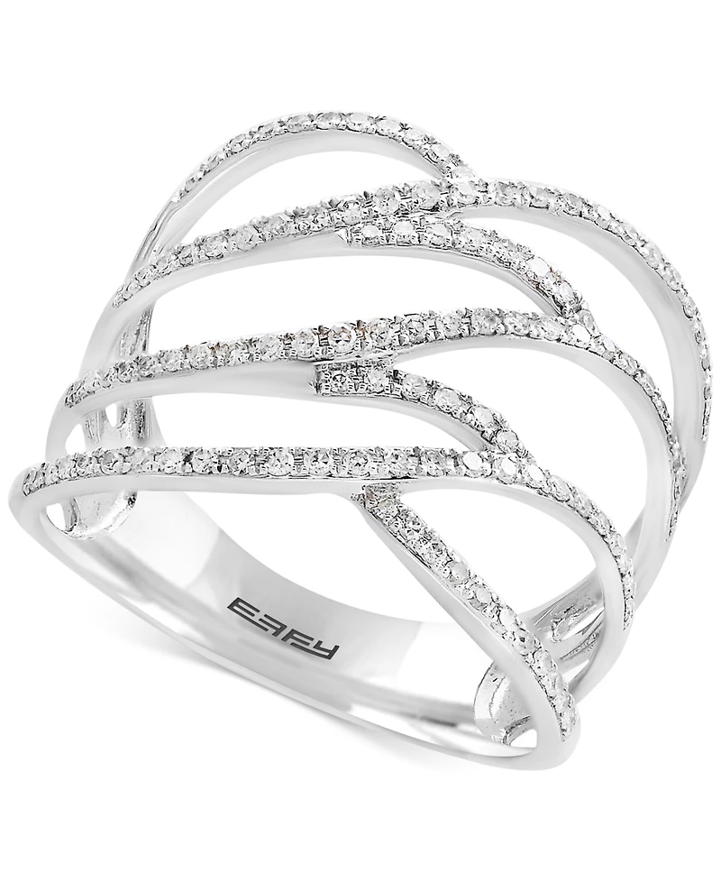 Effy Diamond Ring (3/8 ct. t.w.) 14k Yellow Gold (Also available Rose & White Gold)