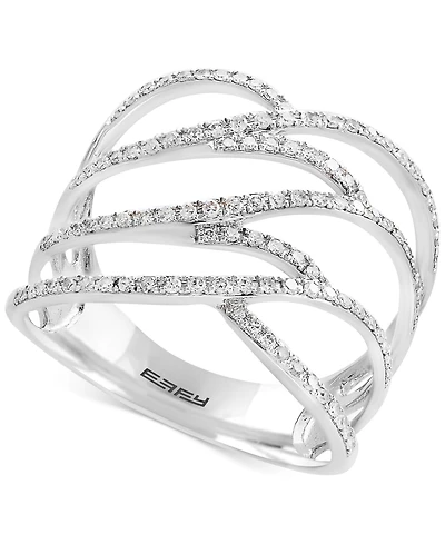 Effy Diamond Ring (3/8 ct. t.w.) 14k Yellow Gold (Also available Rose & White Gold)