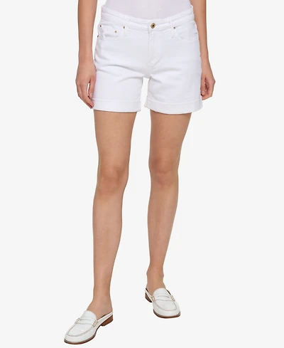 Tommy Hilfiger Women's Th Flex Cuffed Denim Shorts