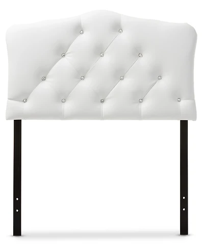 Rita Button-Tufted Scalloped Twin Headboard
