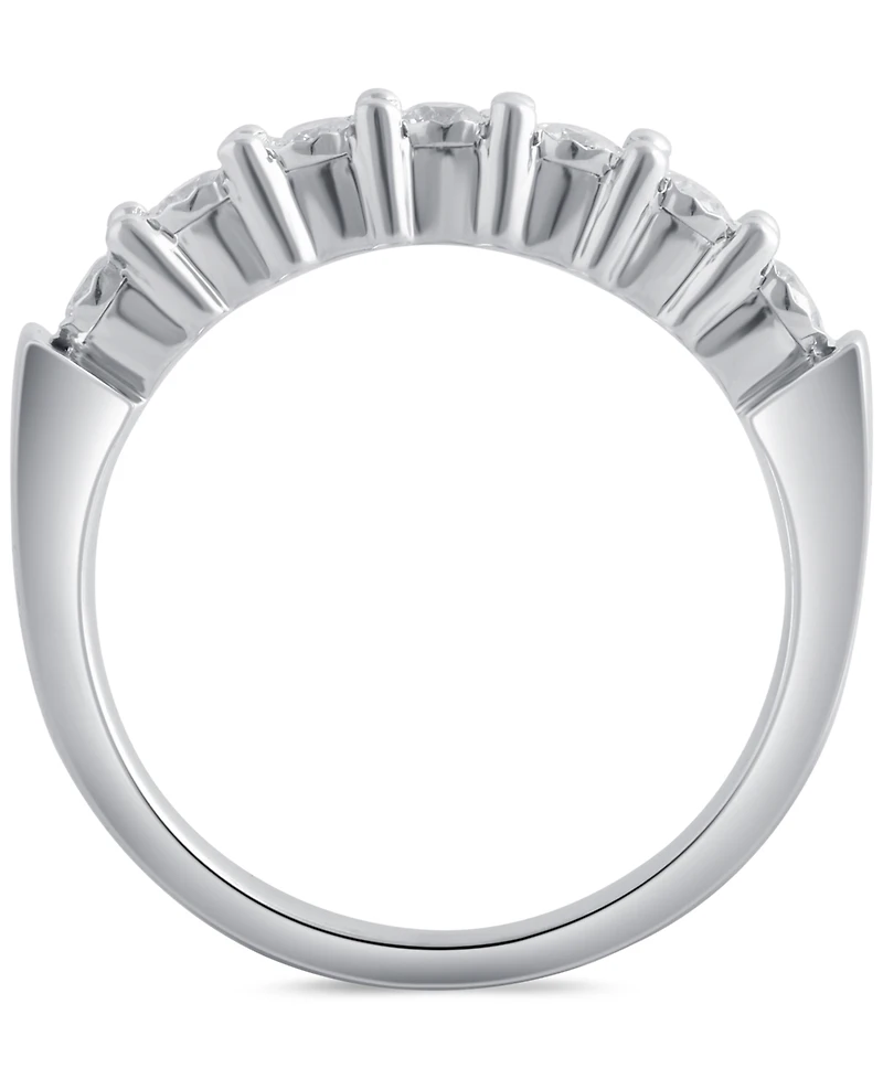 Diamond Band (1/4 ct. t.w.) in Sterling Silver or 14k Gold over Sterling Silver