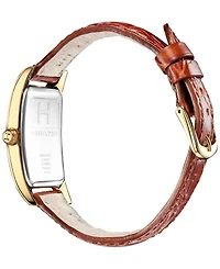 Hamilton Men's Swiss Boulton Brown Leather Strap Watch 27mm H13431553