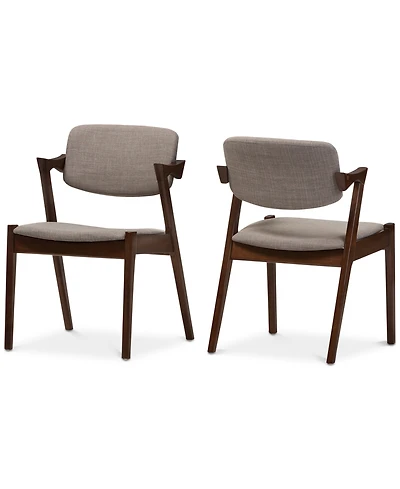 Elegant Mid-Century Dining Armchair (Set Of 2)