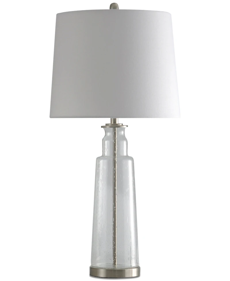 StyleCraft Kenley Seeded Glass Table Lamp