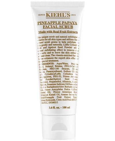 Kiehl's Since 1851 Pineapple Papaya Facial Scrub, 3.4-oz.