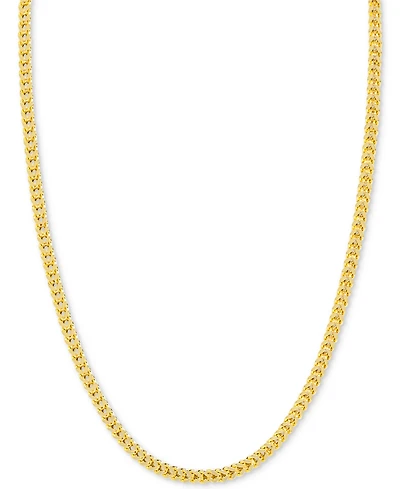 24" Franco Chain Necklace (3.5mm) in 14k Gold