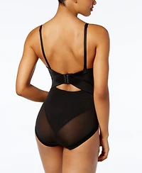 Maidenform Women's Firm Tummy-Control Easy Up Strapless Bodysuit 1256