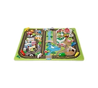 Melissa & Doug Deluxe Road Rug Play Set Playmat