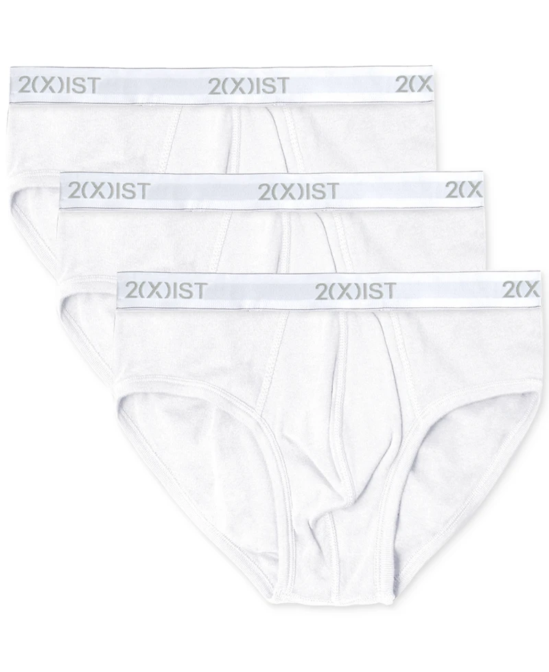 2(x)ist Men's Underwear, Essentials Contour Pouch Brief 3 Pack