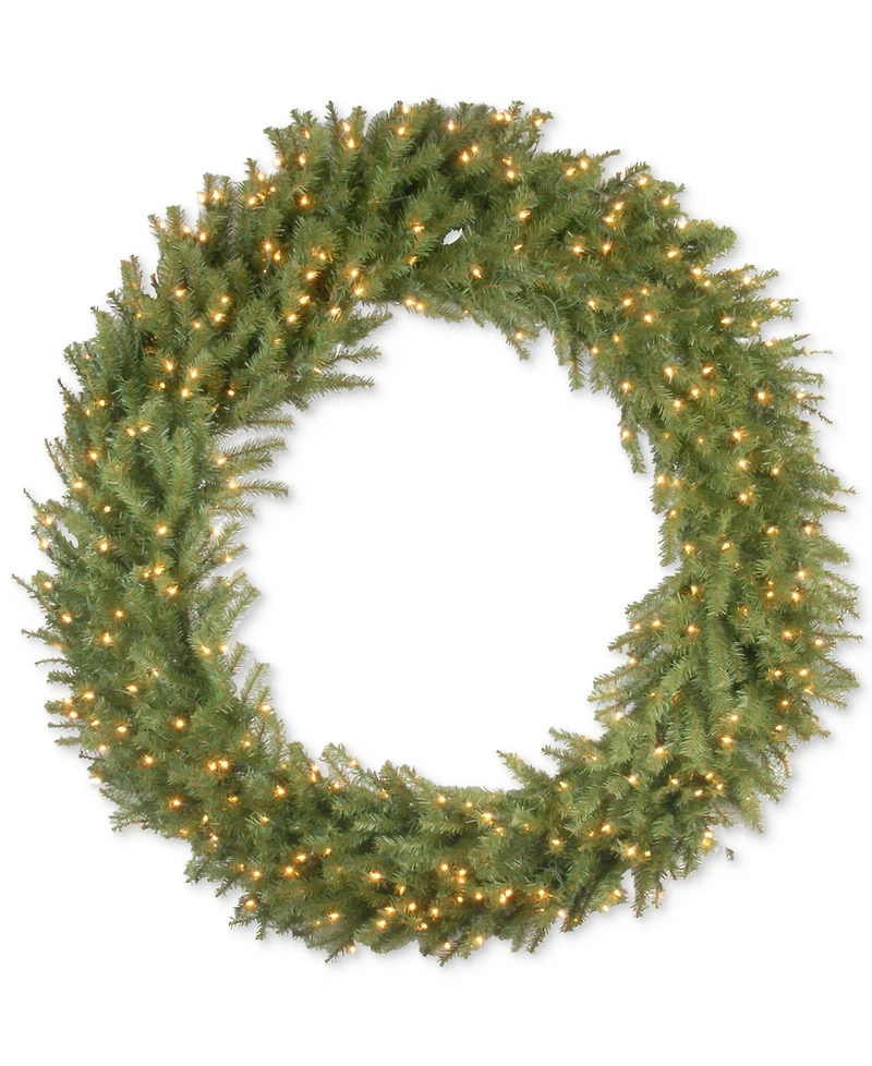 National Tree Company 60" Norwood Fir Wreath with Clear Lights