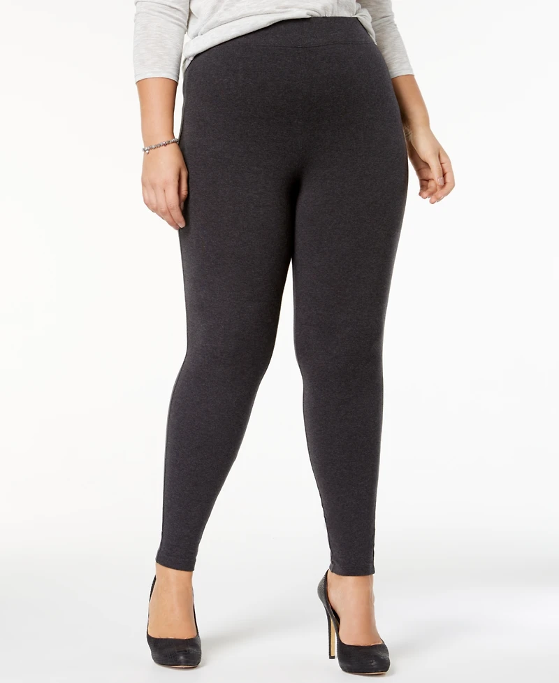 Hue Women's Plus Cotton Leggings, Created for Macy's