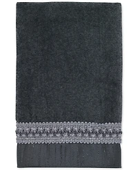 Avanti Braided Cuff Medallion Bath Towel, 25" x 50"