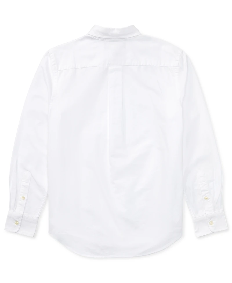 Polo Ralph Lauren Big Boys Embroidered Pony Logo Cotton Oxford Shirt