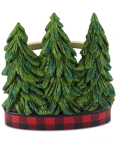 Avanti Snowman Gathering Holiday Resin Toothbrush Holder
