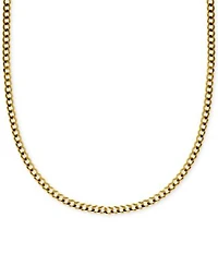 Italian Gold Curb Link Chain Necklace Collection 3 1 6mm In Solid 14k Gold