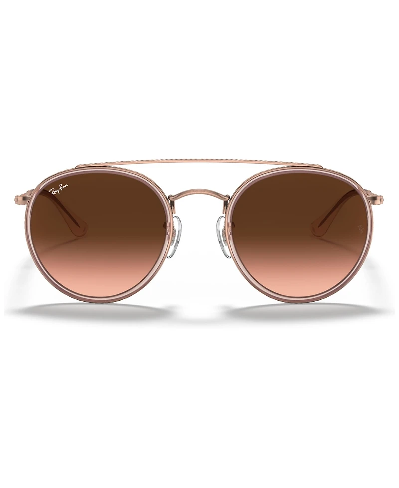 Ray-Ban Sunglasses, RB3647N Round Double Bridge