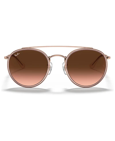 Ray-Ban Sunglasses, RB3647N Round Double Bridge