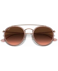 Ray-Ban Sunglasses, RB3647N Round Double Bridge