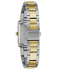 Caravelle Designed by Bulova Women's Two-Tone Stainless Steel Bracelet Watch 21x33mm