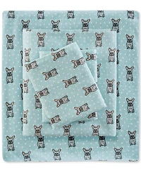 Madison Park Novelty Printed Cotton Flannel 4-Pc. Sheet Set, California King