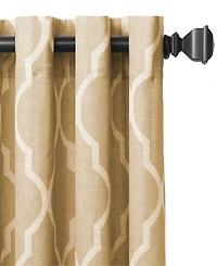 Elrene Home Fashions Medalia Geometric Window Curtain Panel