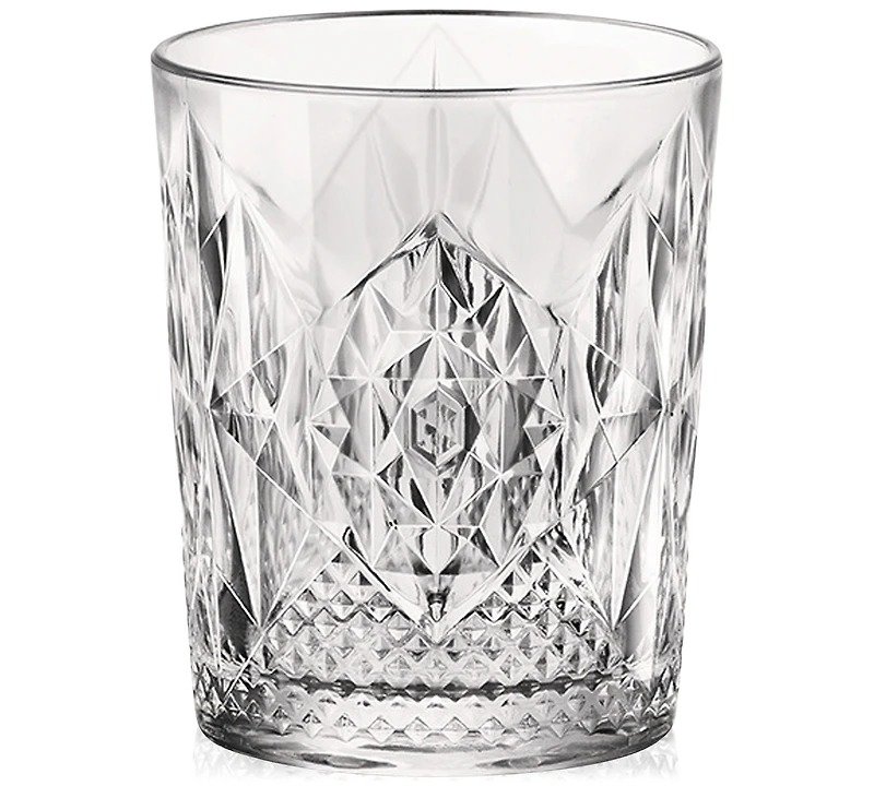 Bormioli Rocco Stone Double Old Fashioned Glasses, Set of 4