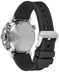 Citizen Eco-Drive Men's Promaster Altichron Black Rubber Strap Watch 46mm