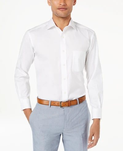 Club Room Men's Regular Fit Pinpoint Dress Shirt, Created for Macy's