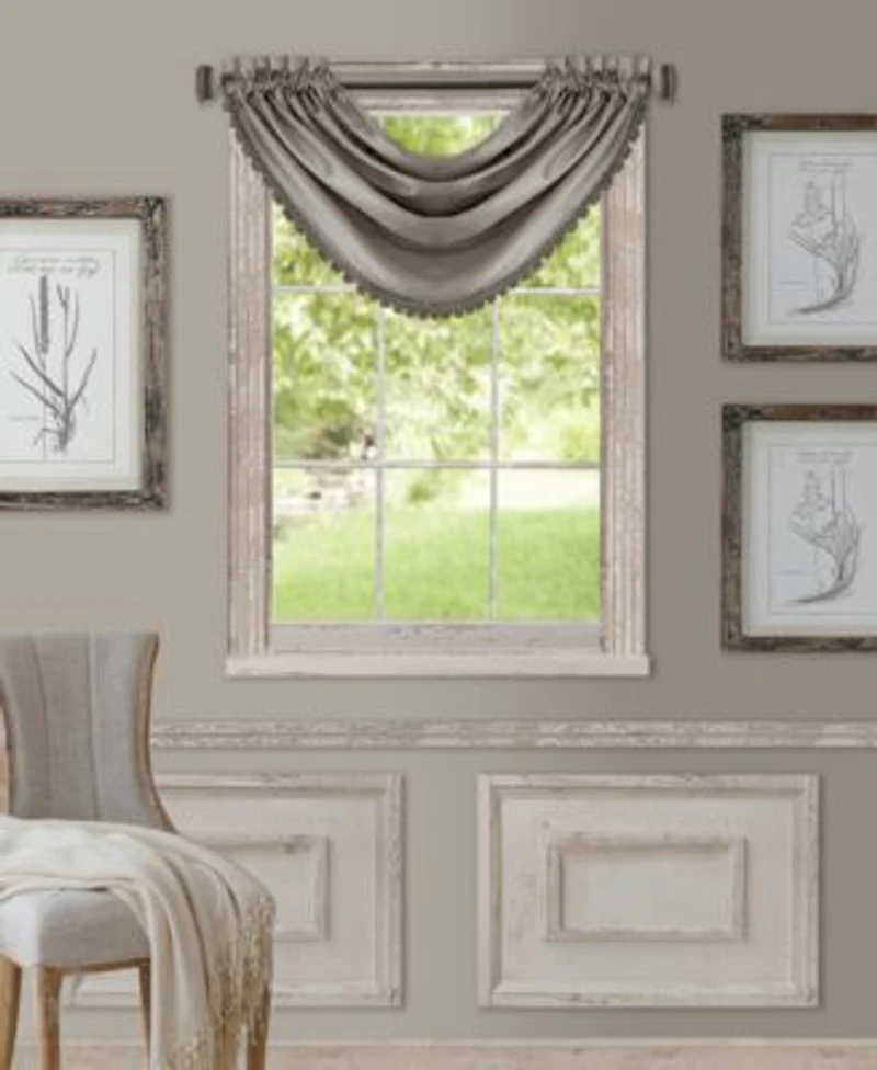 Elrene Home Fashions All Seasons Waterfall Window Valance